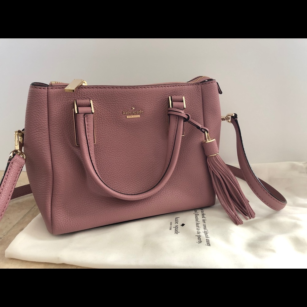 Mauve Kate Spade tote bag